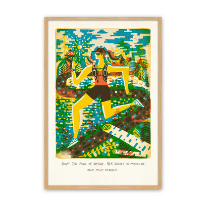 [Color:American Maple], Picture of art in a American Maple frame