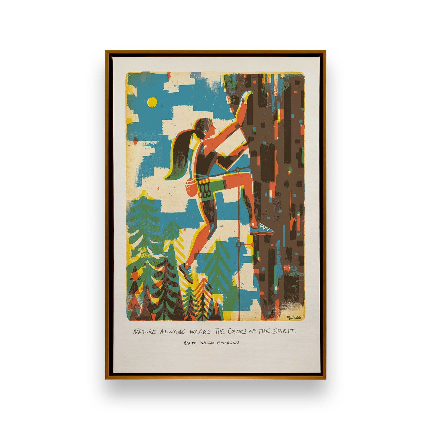 [Color:Polished Gold], Picture of art in a Polished Gold frame