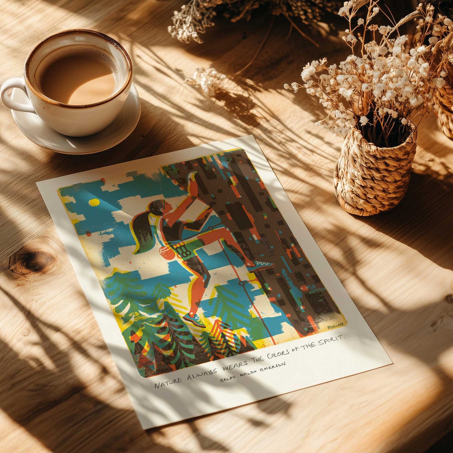 [Color:Rolled Print], Picture of close up of art