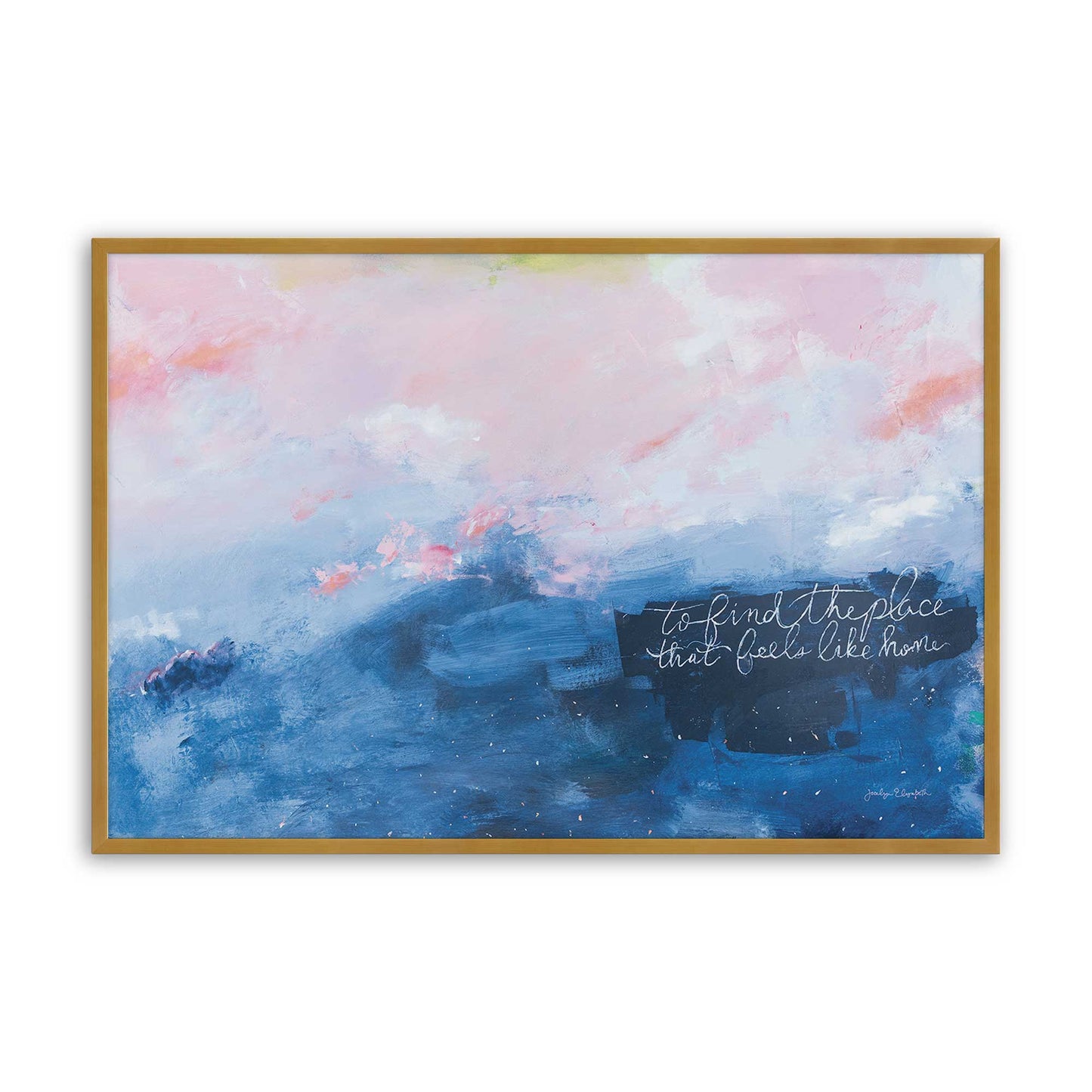 [Color:Polished Gold], Picture of art in a Polished Gold frame