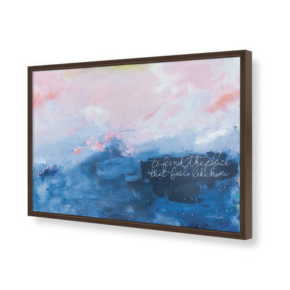 [Color:Belvinder Brown], Picture of art in a Belvinder Brown frame of the corner