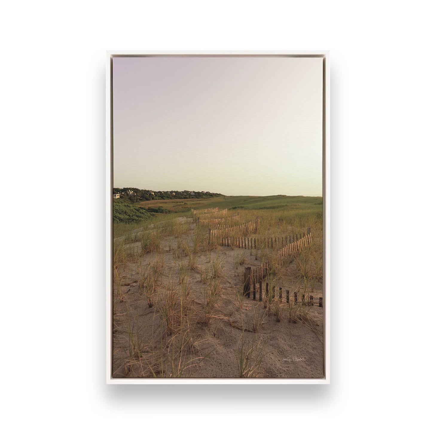 [Color:Opaque White], Picture of art in a White frame