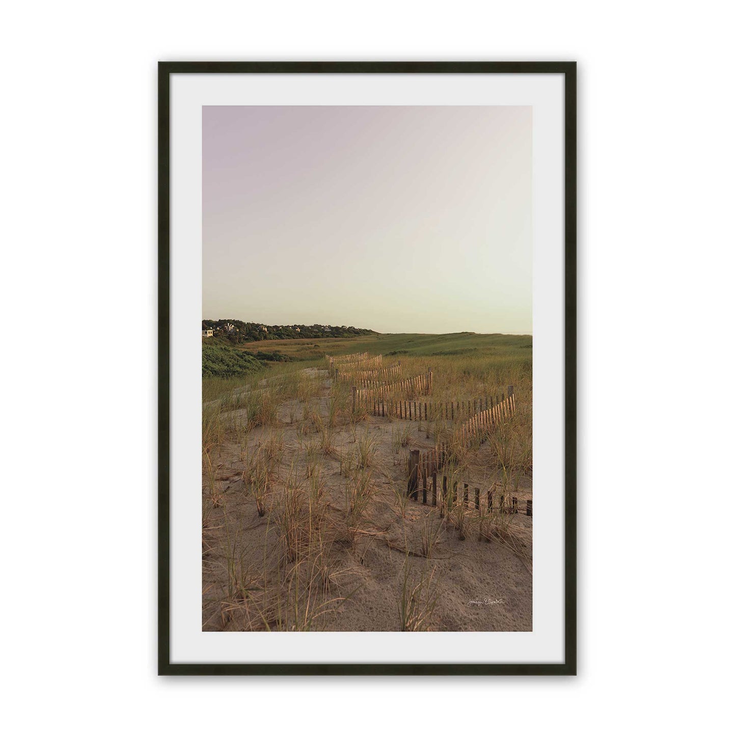 [Color:Satin Black], Picture of art in a Satin Black frame
