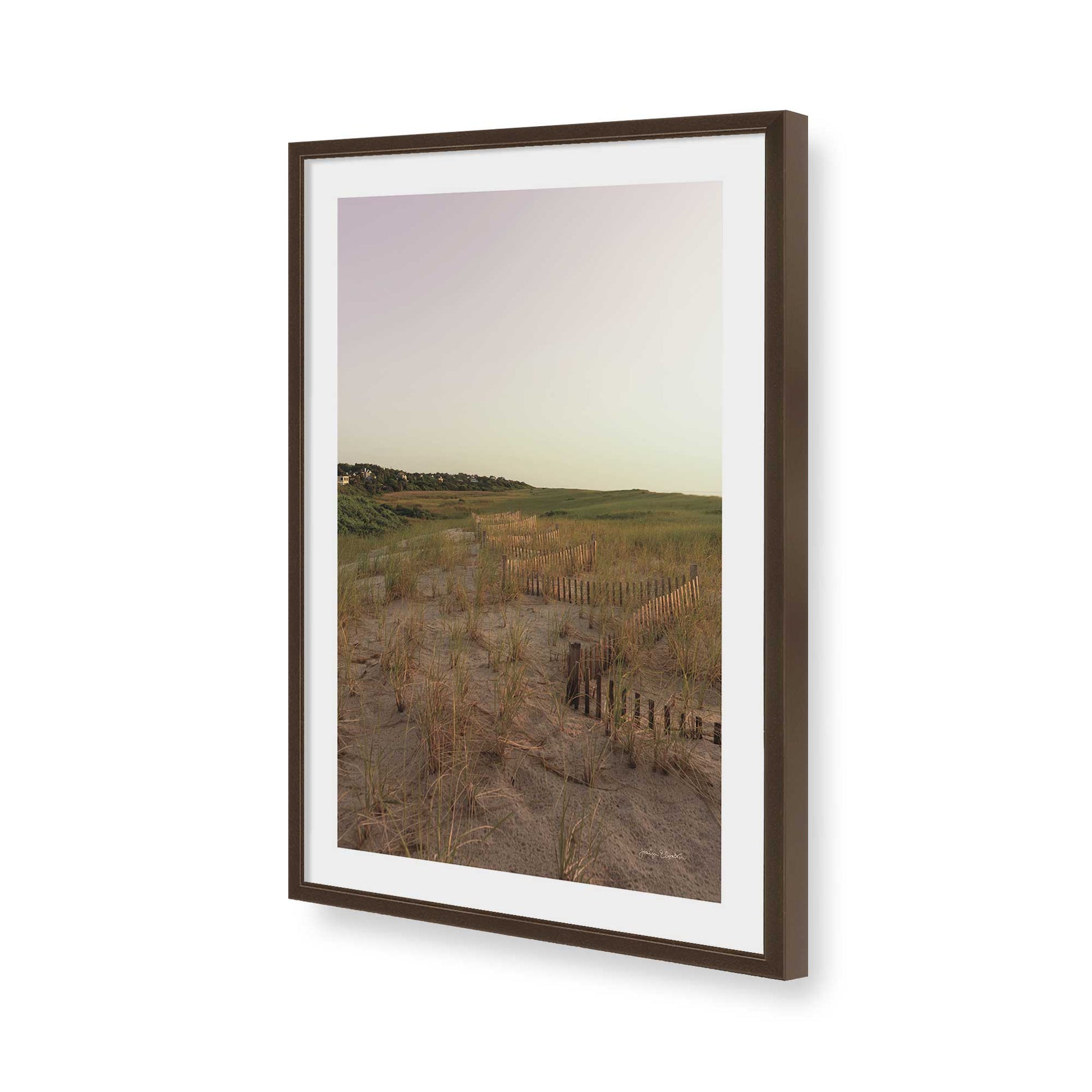 [Color:Belvinder Brown], Picture of art in a Belvinder Brown frame of the corner
