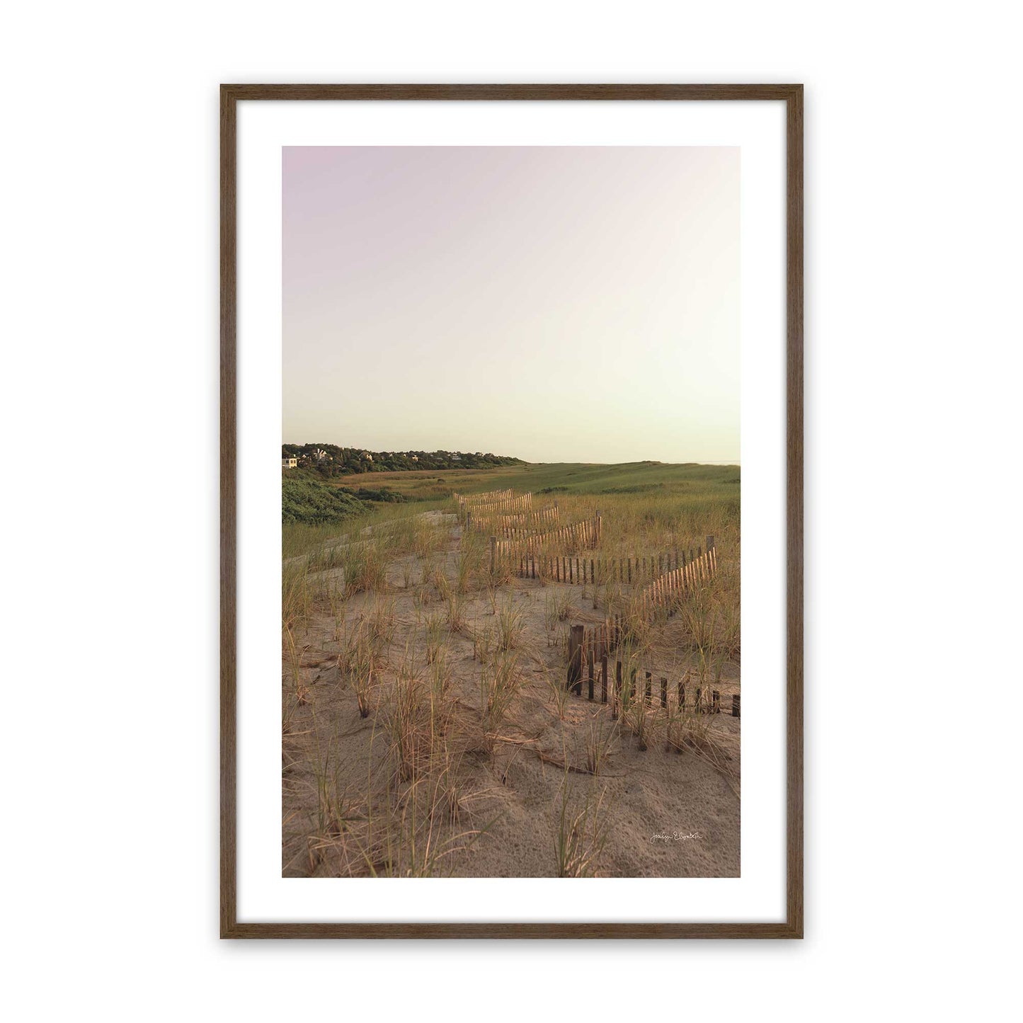 [Color:Walnut], Picture of art in a Walnut frame