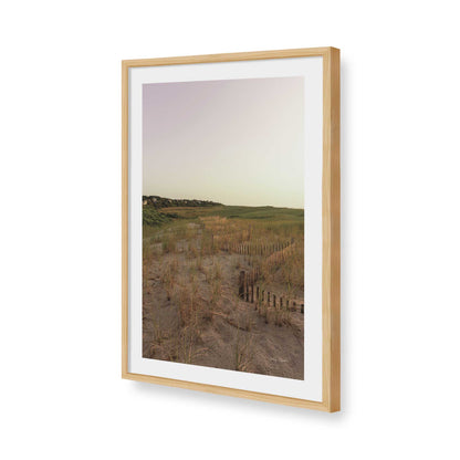 [Color:American Maple], Picture of art in a American Maple frame of the corner