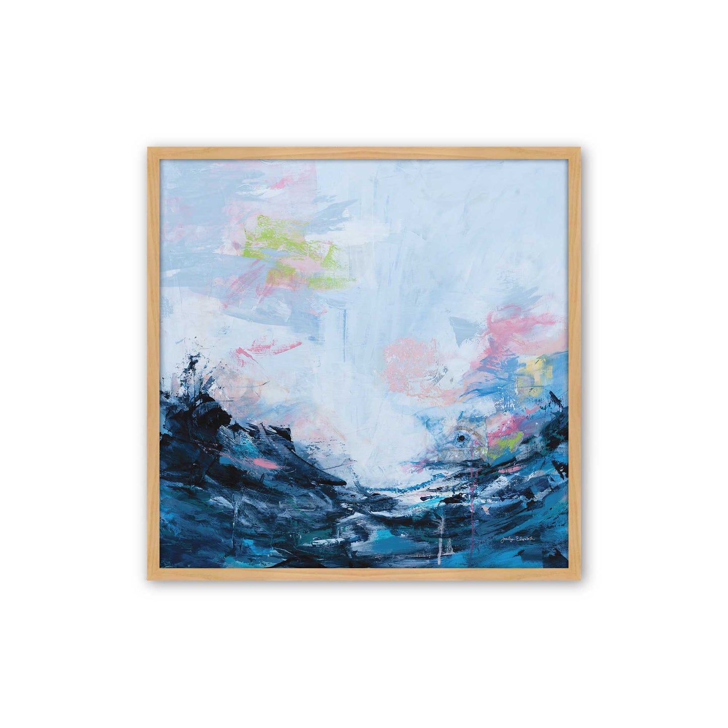 [Color:American Maple], Picture of art in a American Maple frame