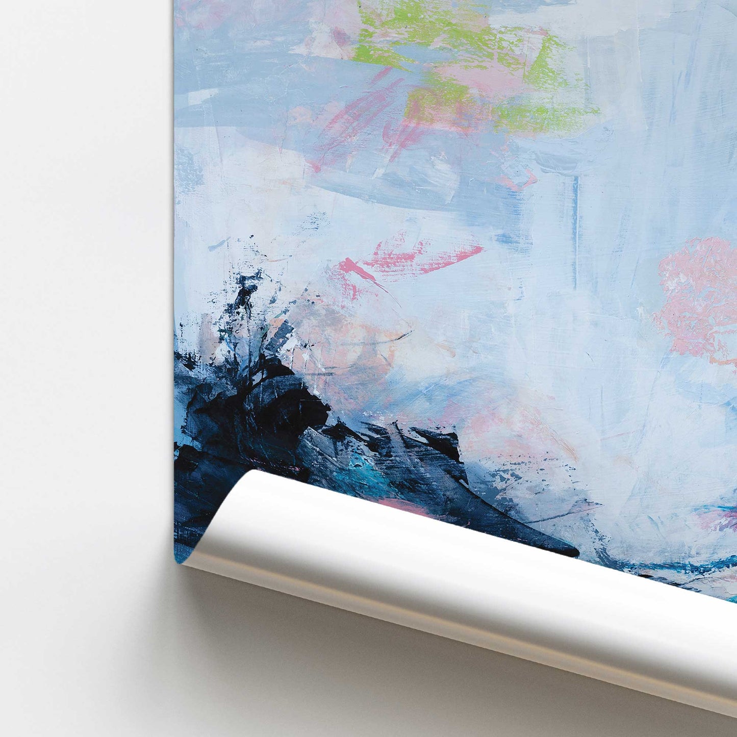 [Color:Rolled Print], Picture of close up of art
