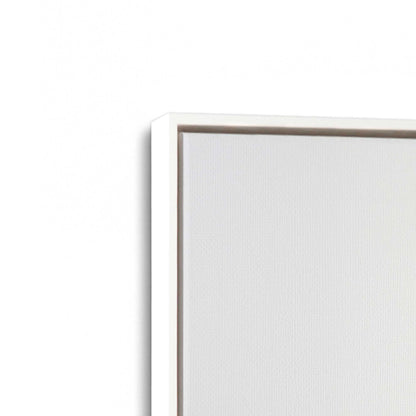 [Color:Opaque White], Picture of art in a White frame at an angle