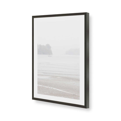 [Color:Satin Black], Picture of art in a Satin Black frame of the corner