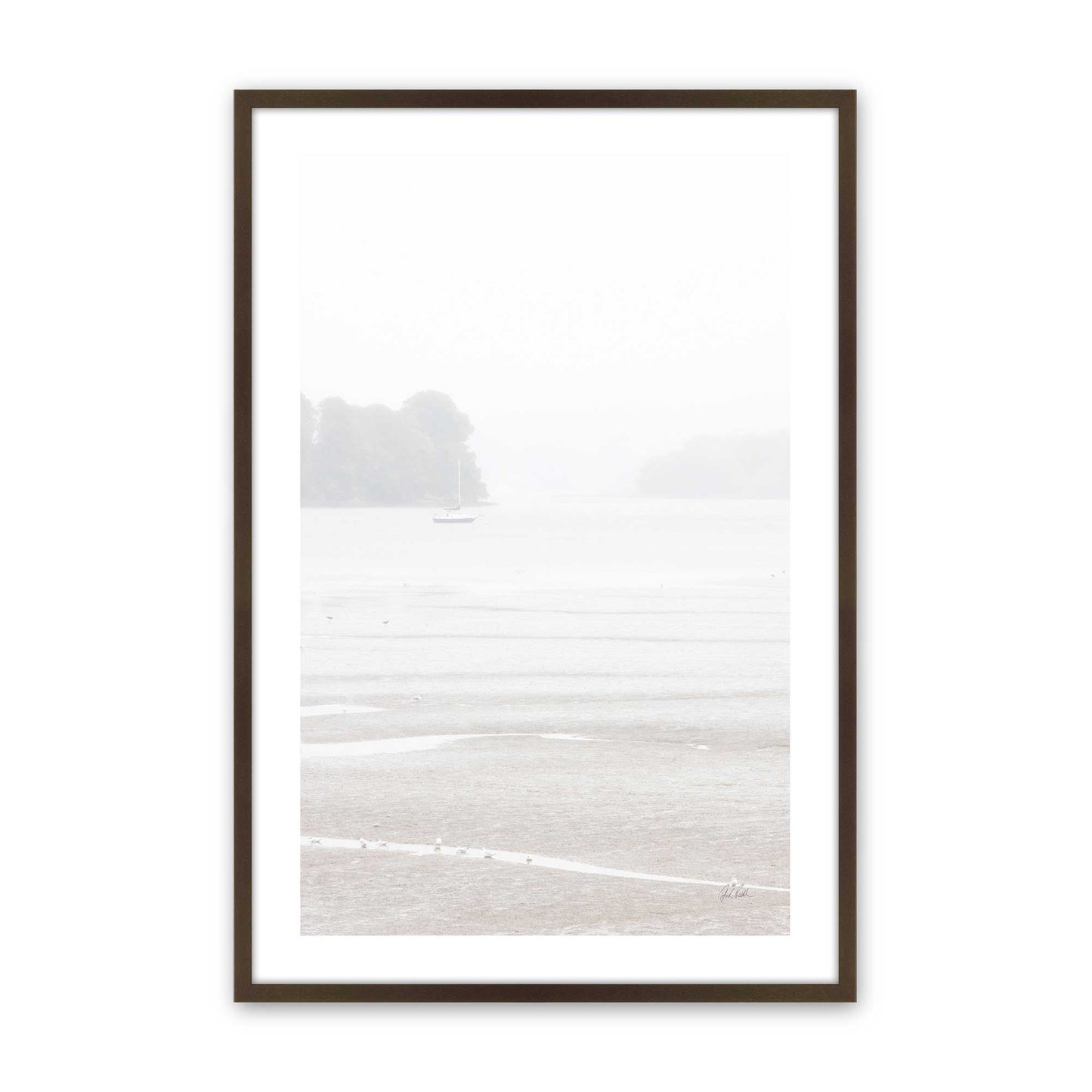 [Color:Brown], Picture of art in a Brown frame
