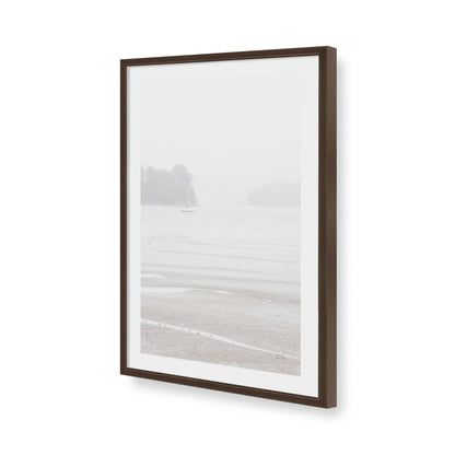 [Color:Brown], Picture of art in a Brown frame of the corner