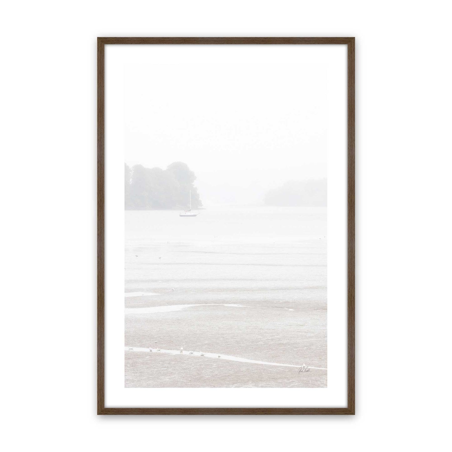 [Color:Walnut], Picture of art in a Walnut frame