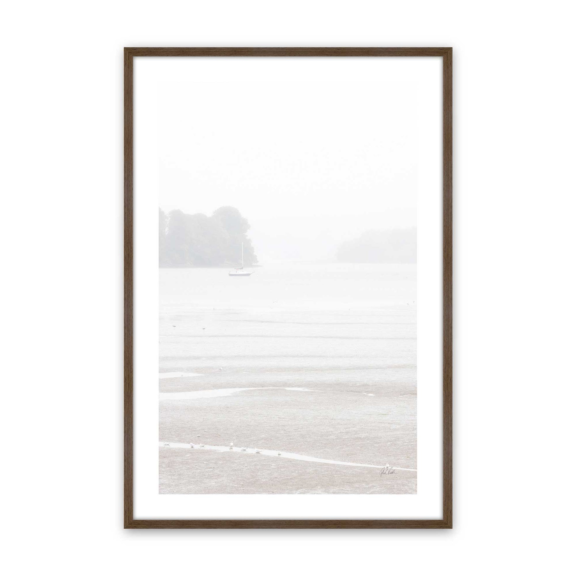 [Color:Walnut], Picture of art in a Walnut frame