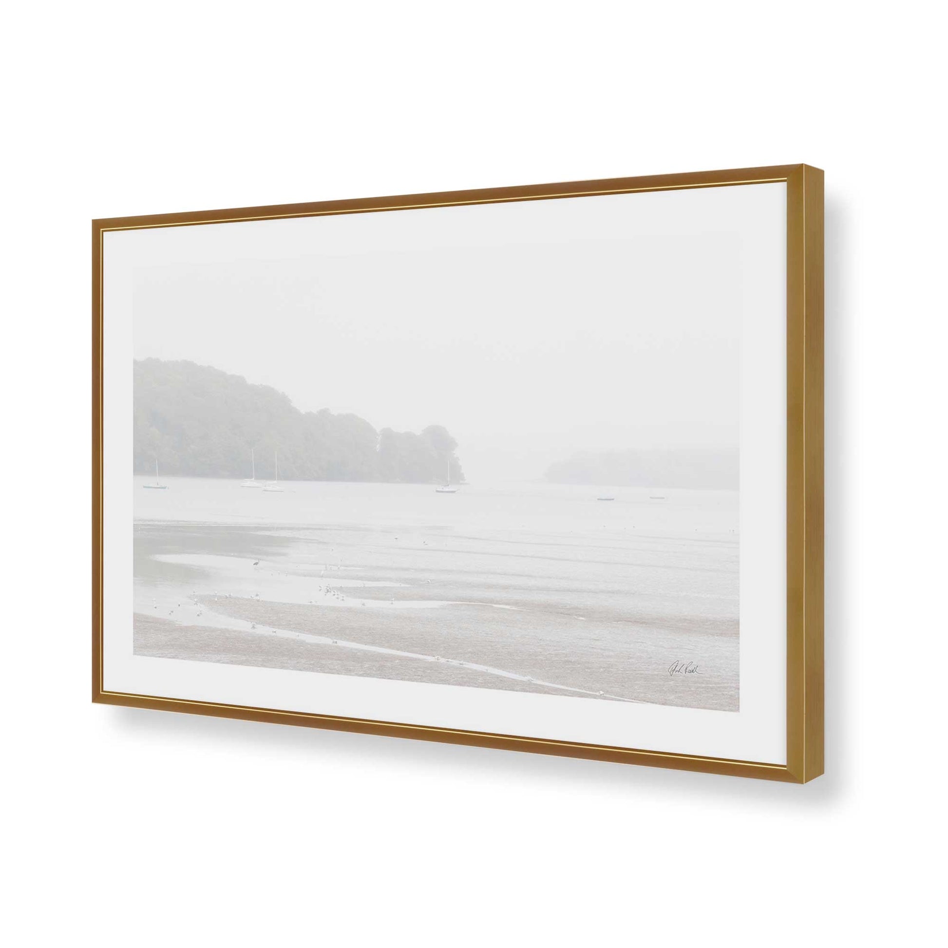 [Color:Polished Gold], Picture of art in a Polished Gold frame of the corner