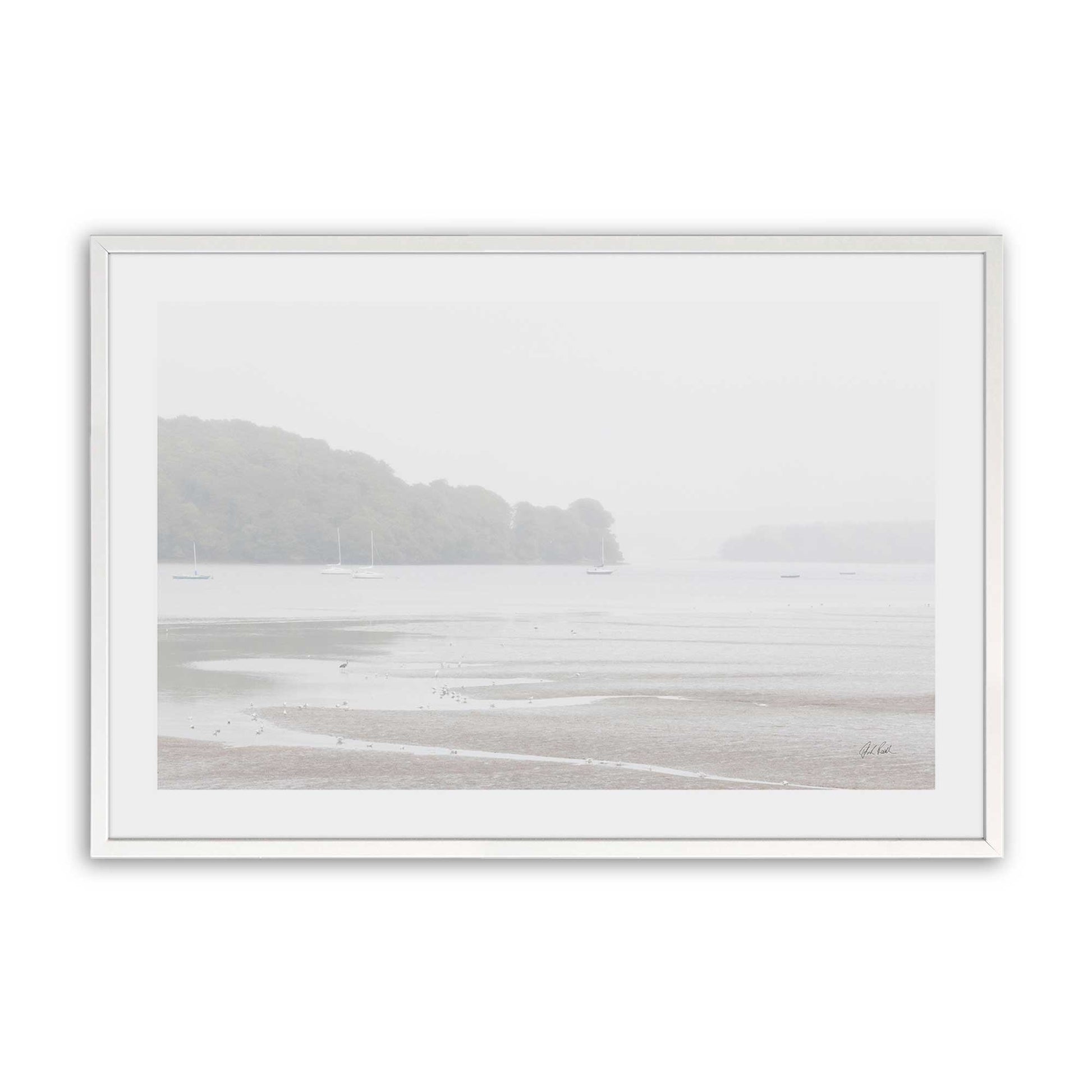 [Color:Opaque White], Picture of art in a Opaque White frame