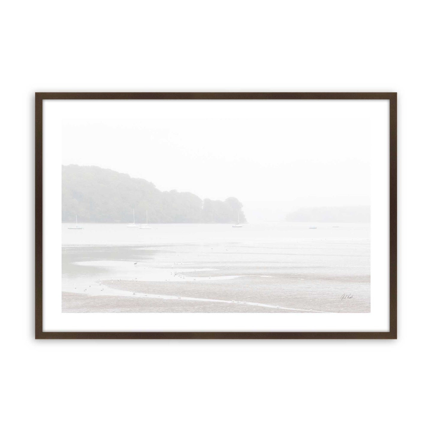 [Color:Brown], Picture of art in a Brown frame