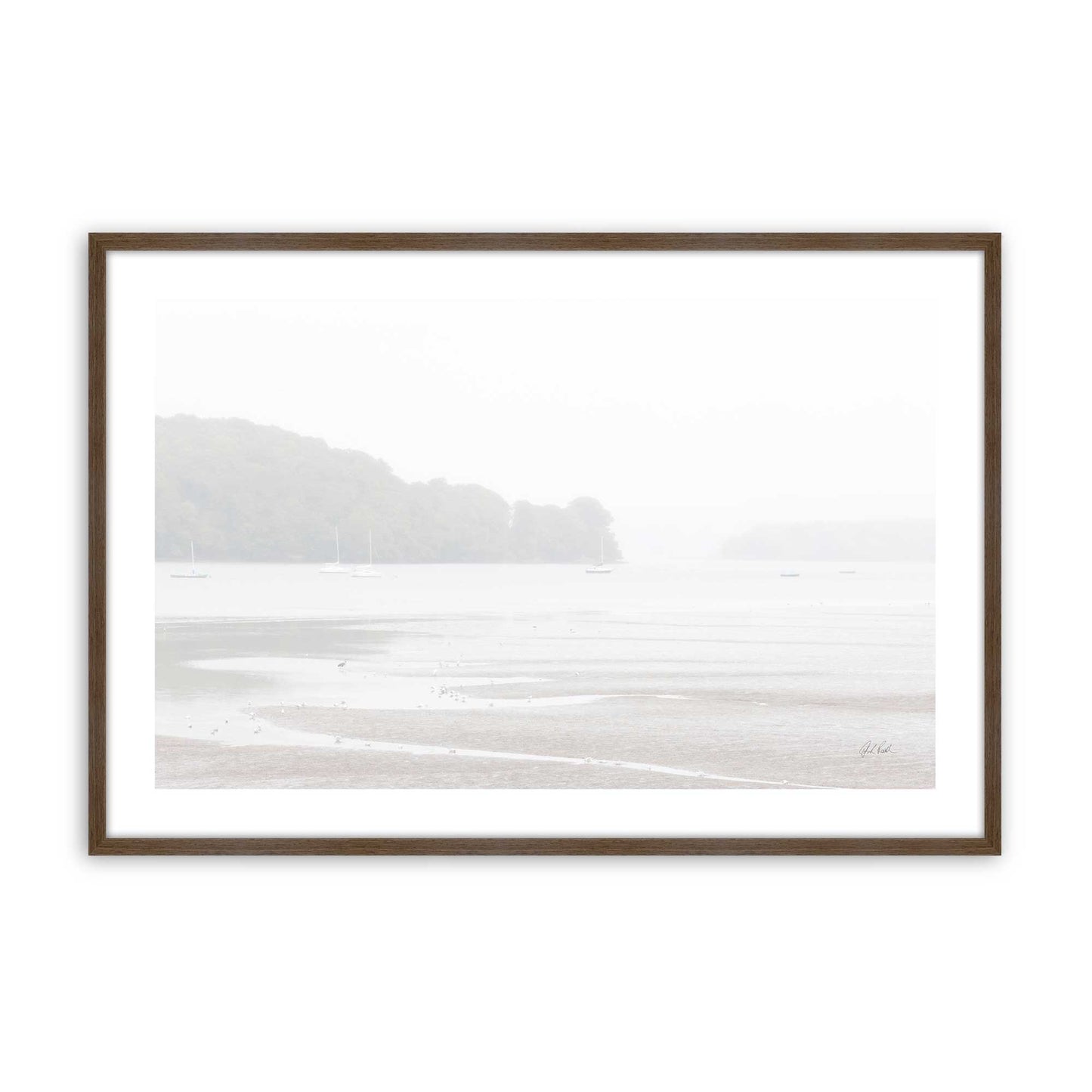 [Color:Walnut], Picture of art in a Walnut frame