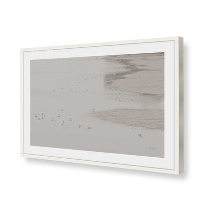 [Color:Opaque White], Picture of art in a Opaque White frame of the corner