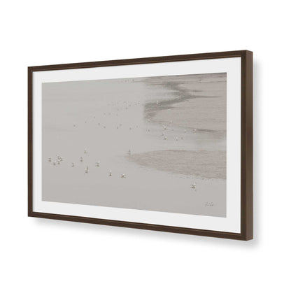 [Color:Brown], Picture of art in a Brown frame of the corner