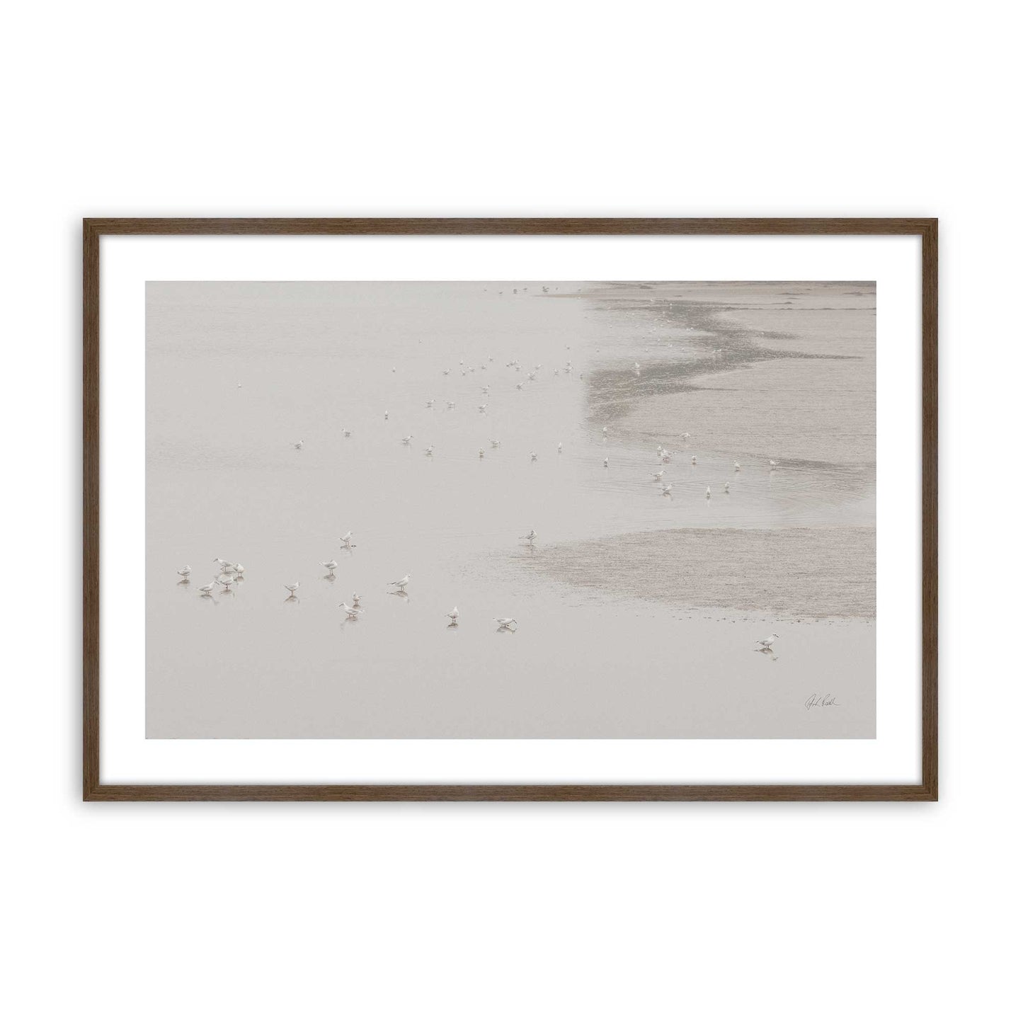[Color:Walnut], Picture of art in a Walnut frame