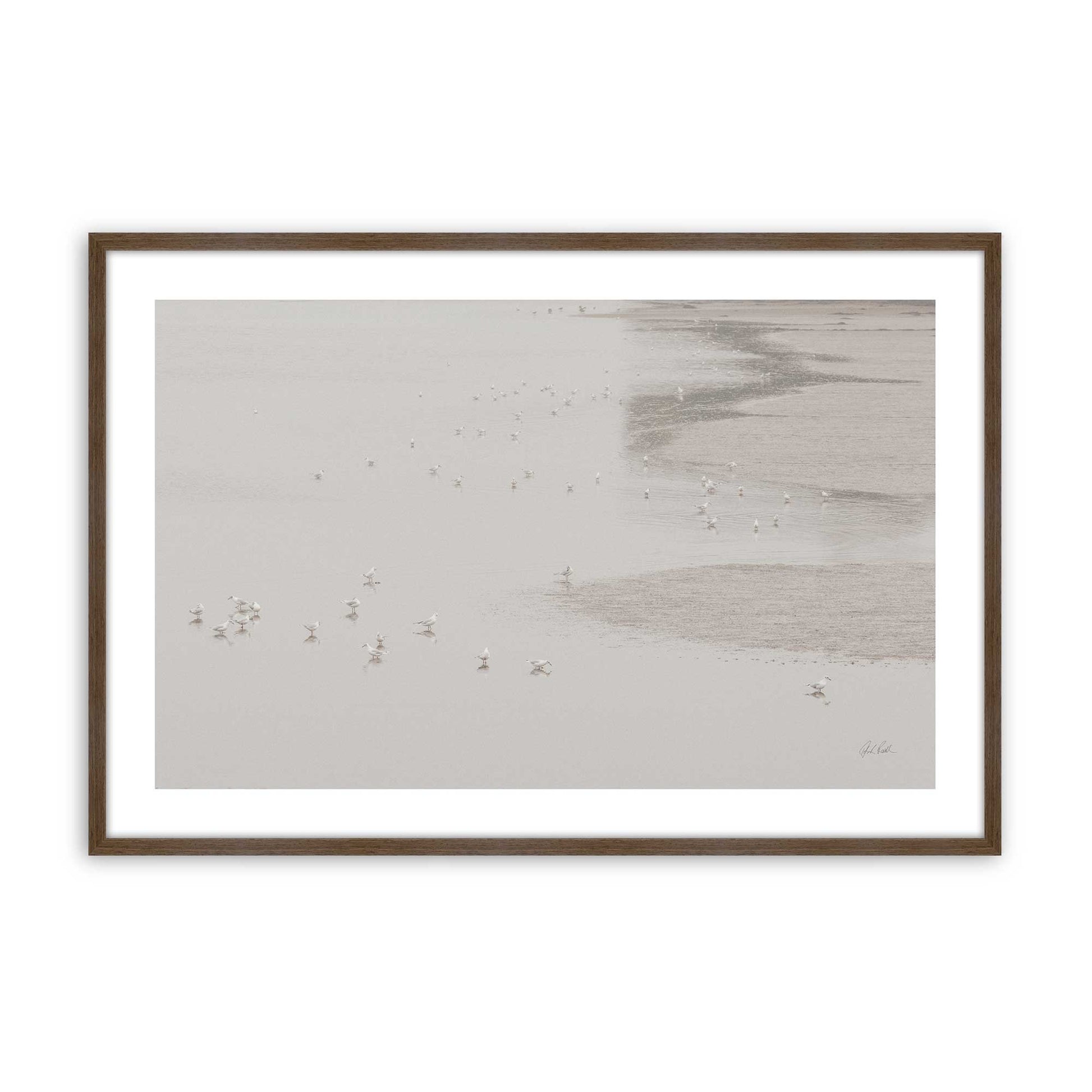 [Color:Walnut], Picture of art in a Walnut frame