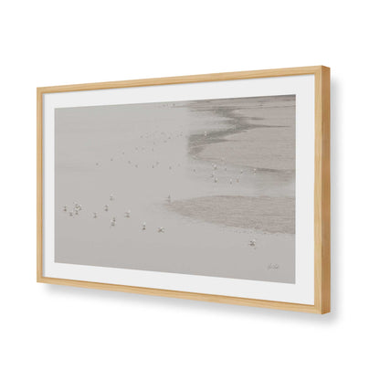 [Color:American Maple], Picture of art in a American Maple frame of the corner