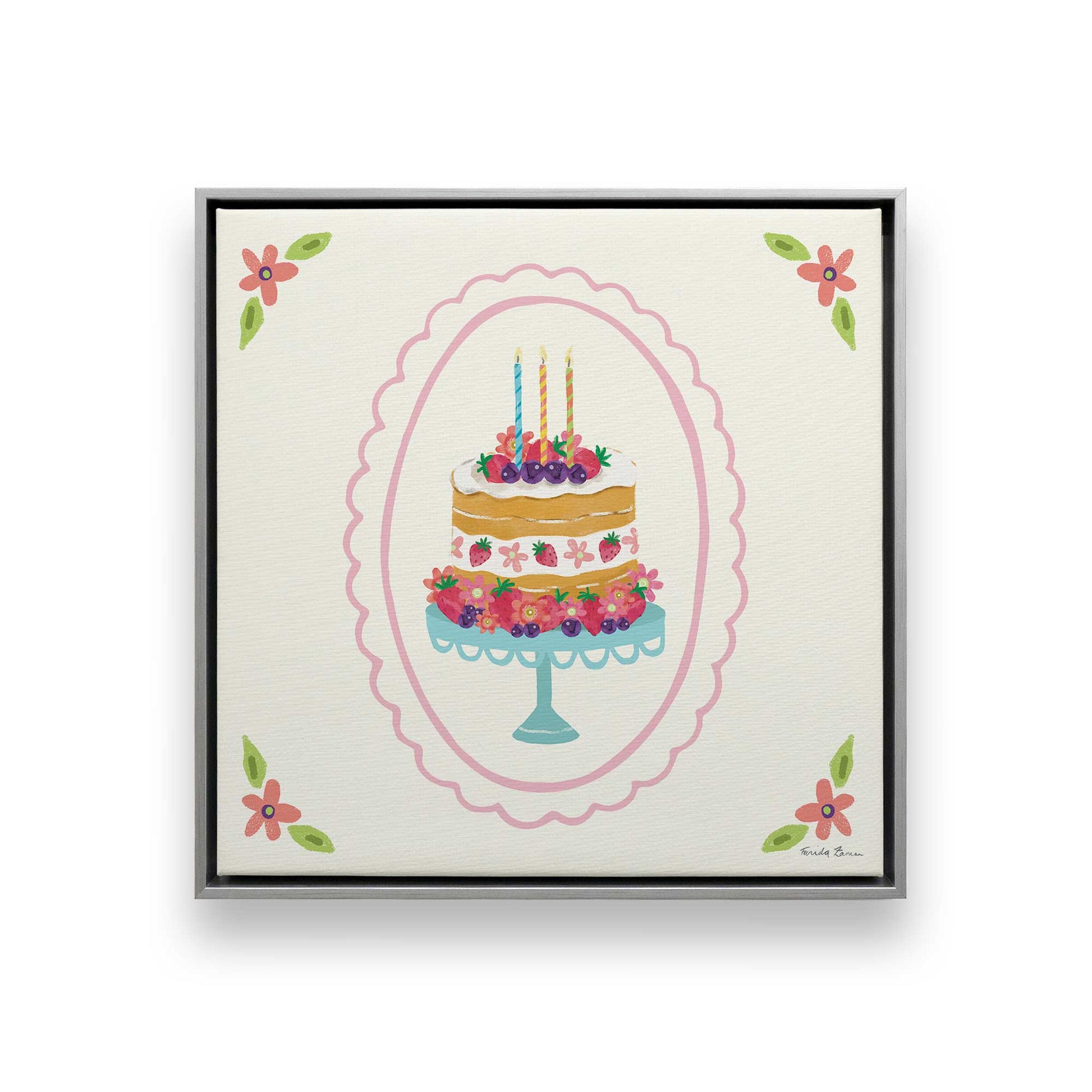[Color:Polished Chrome], Picture of art in a Polished Chrome frame