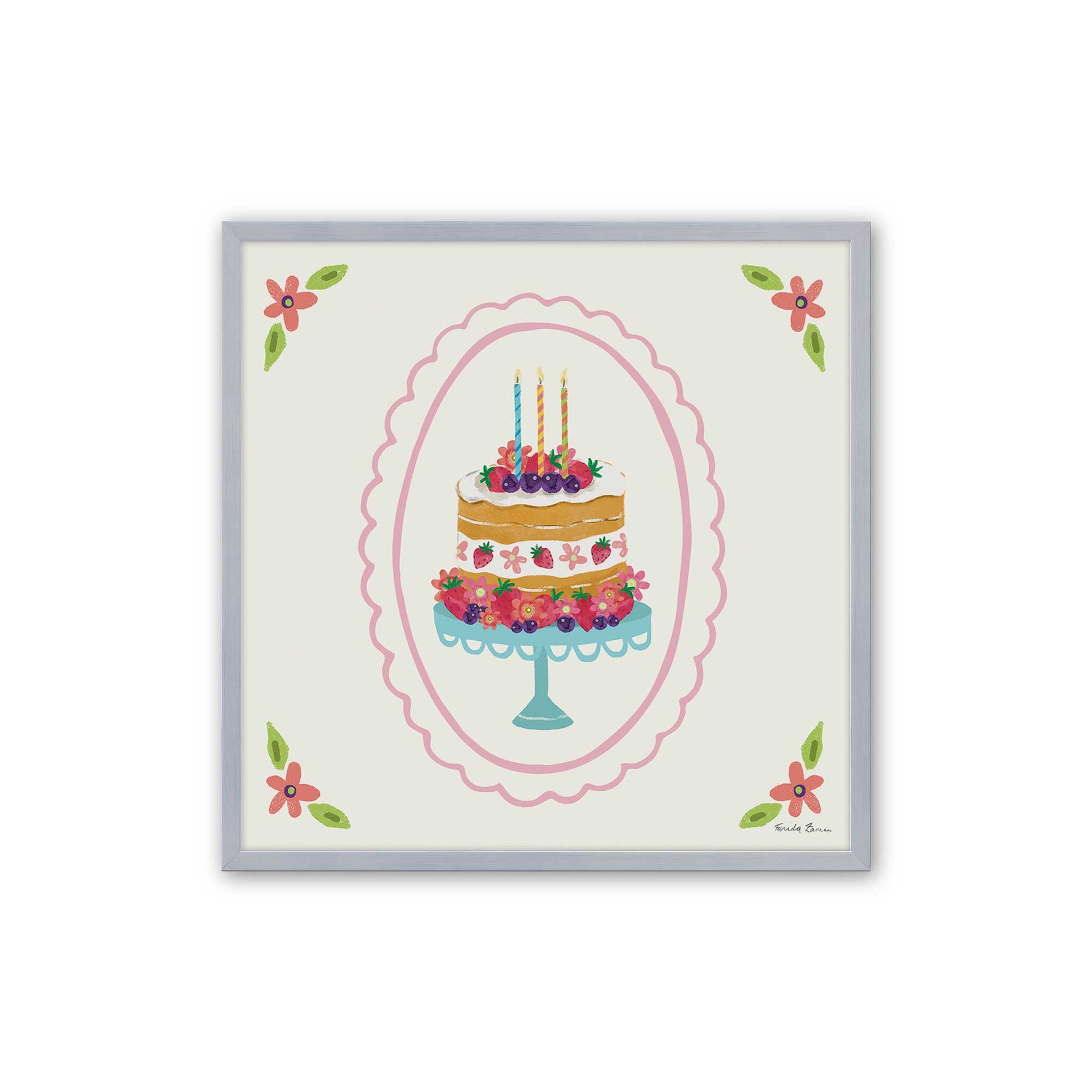 [Color:Polished Chrome], Picture of art in a Polished Chrome frame