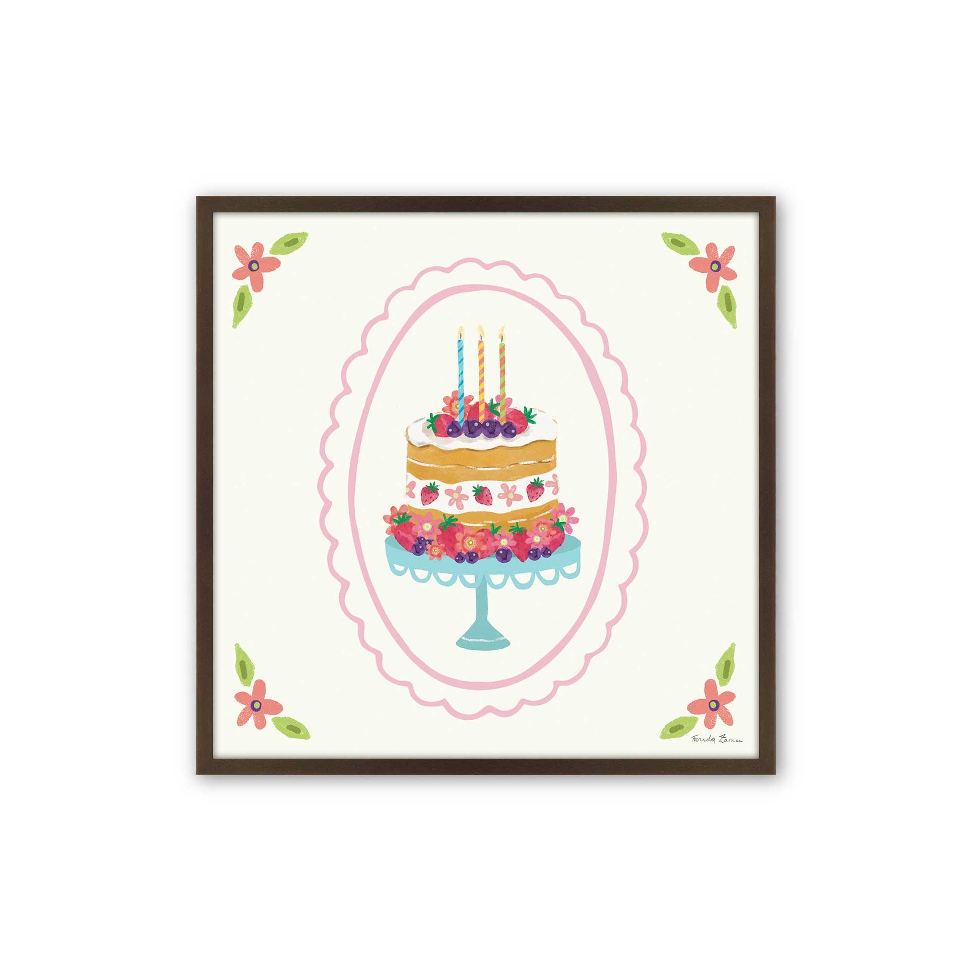 [Color:Belvinder Brown], Picture of art in a Belvinder Brown frame