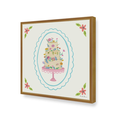 [Color:Polished Gold], Picture of art in a Polished Gold frame of the corner