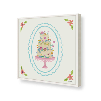 [Color:Opaque White], Picture of art in a Opaque White frame of the corner