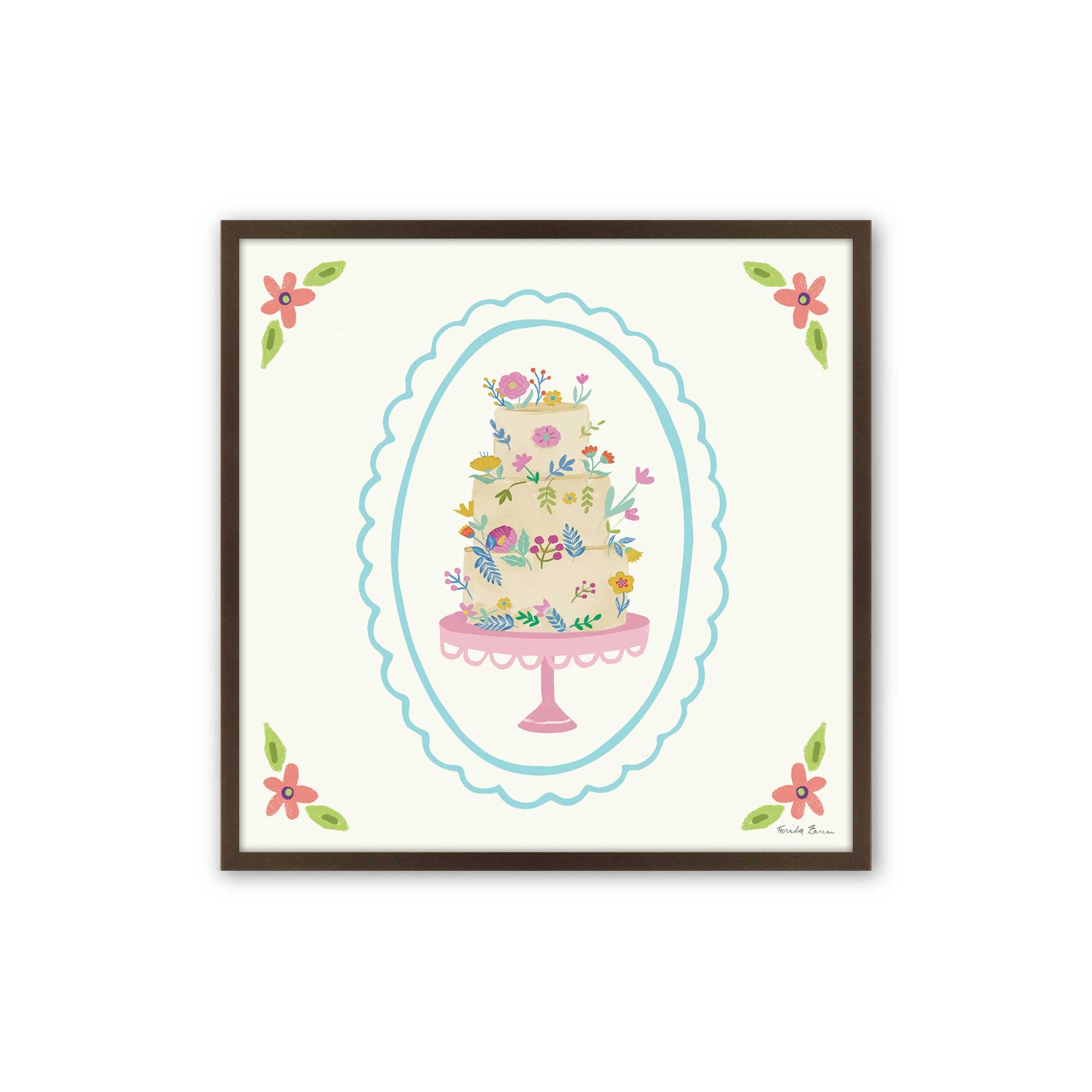 [Color:Espresso], Picture of art in a Espresso frame