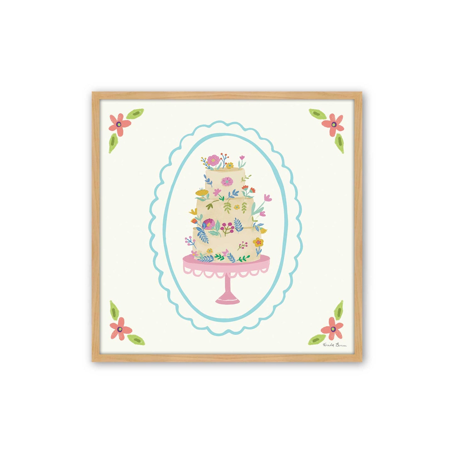 [Color:American Maple], Picture of art in an American Maple frame