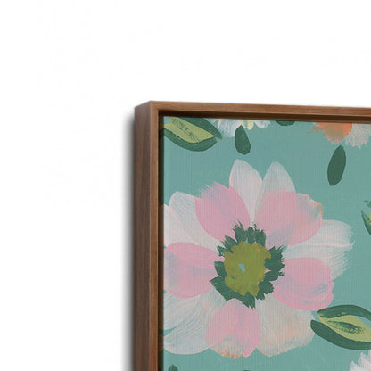 [Color:Walnut], Picture of art in a Walnut frame at an angle