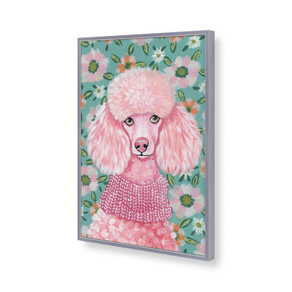 [Color:Polished Chrome], Picture of art in a Polished Chrome frame of the corner