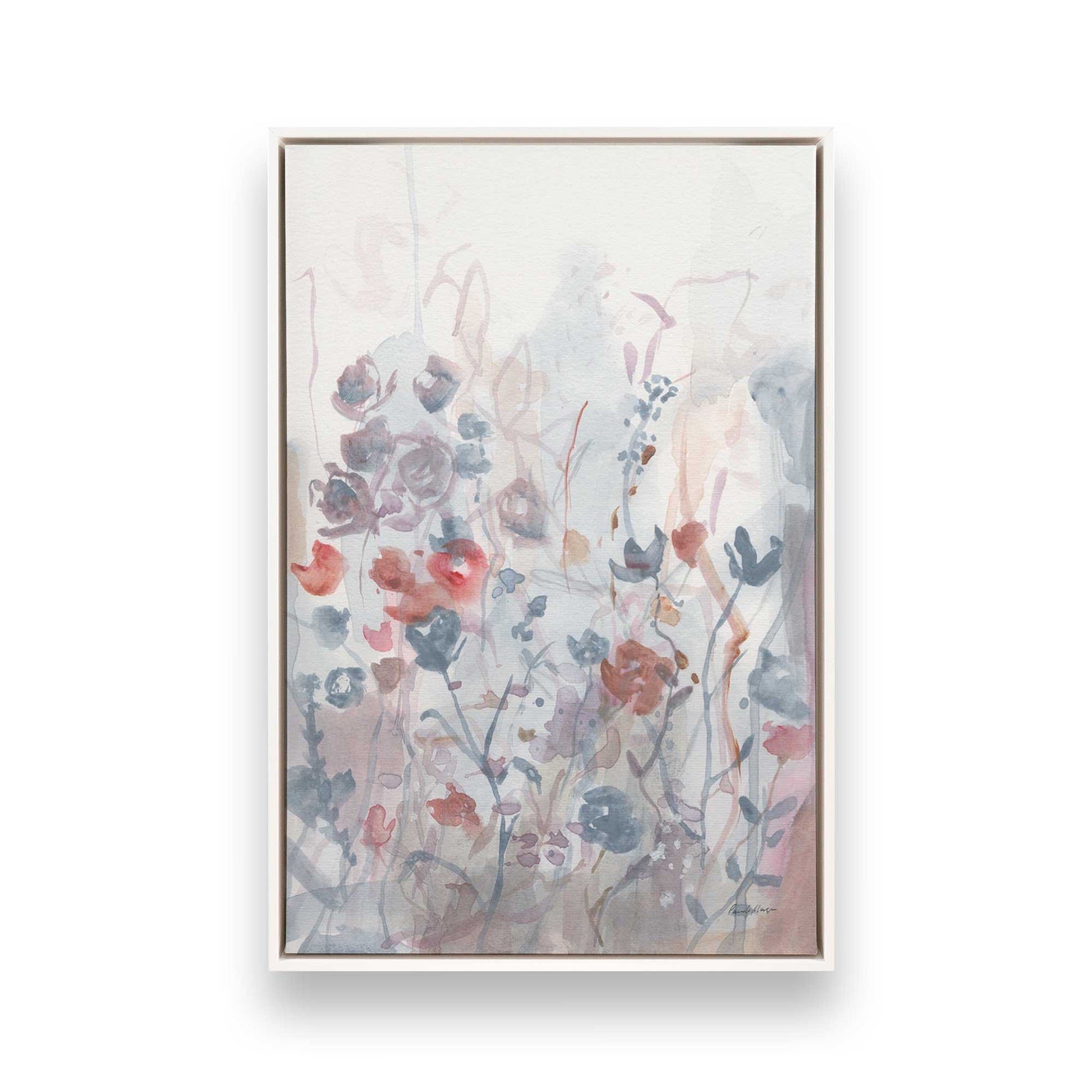 [Color:Opaque White], Picture of art in a White frame