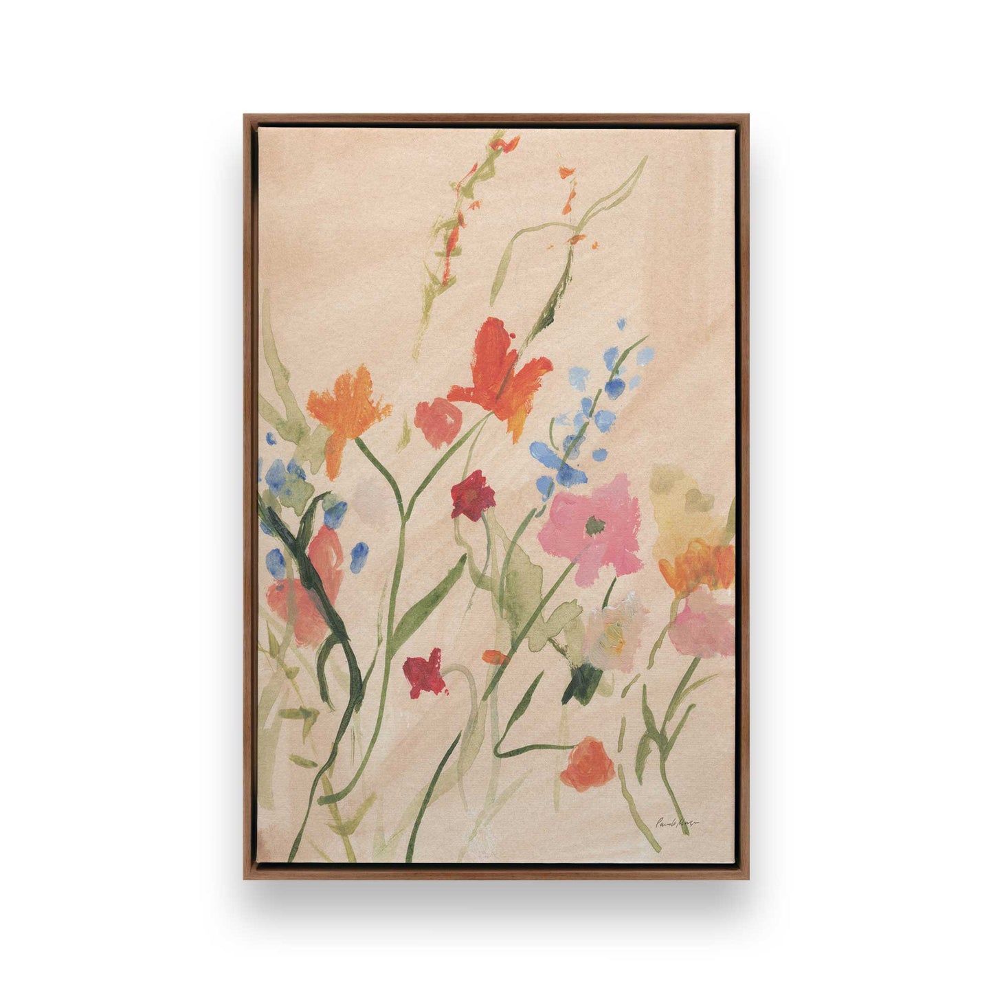[Color:Walnut], Picture of art in a Walnut frame