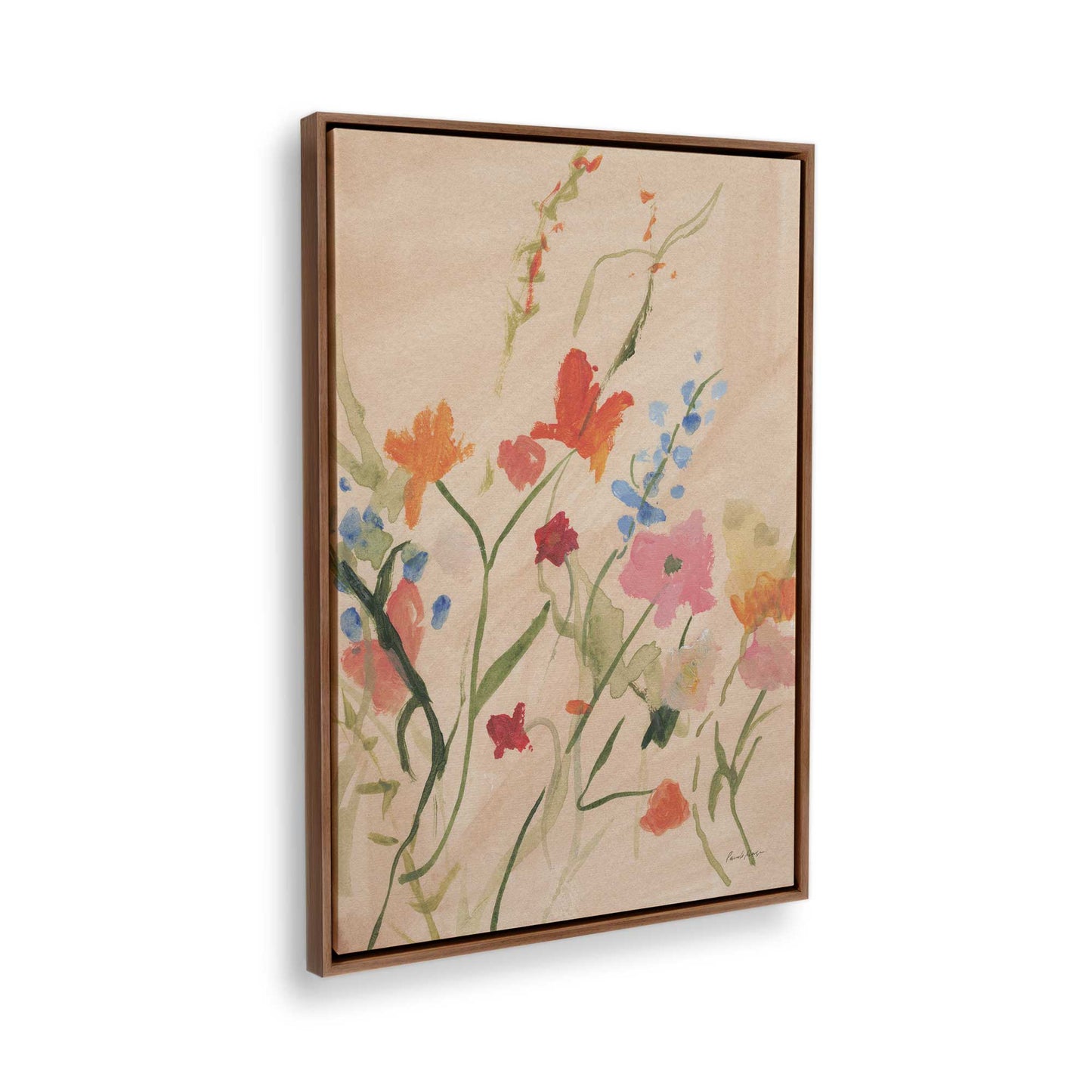 [Color:Walnut], Picture of the corner of the art