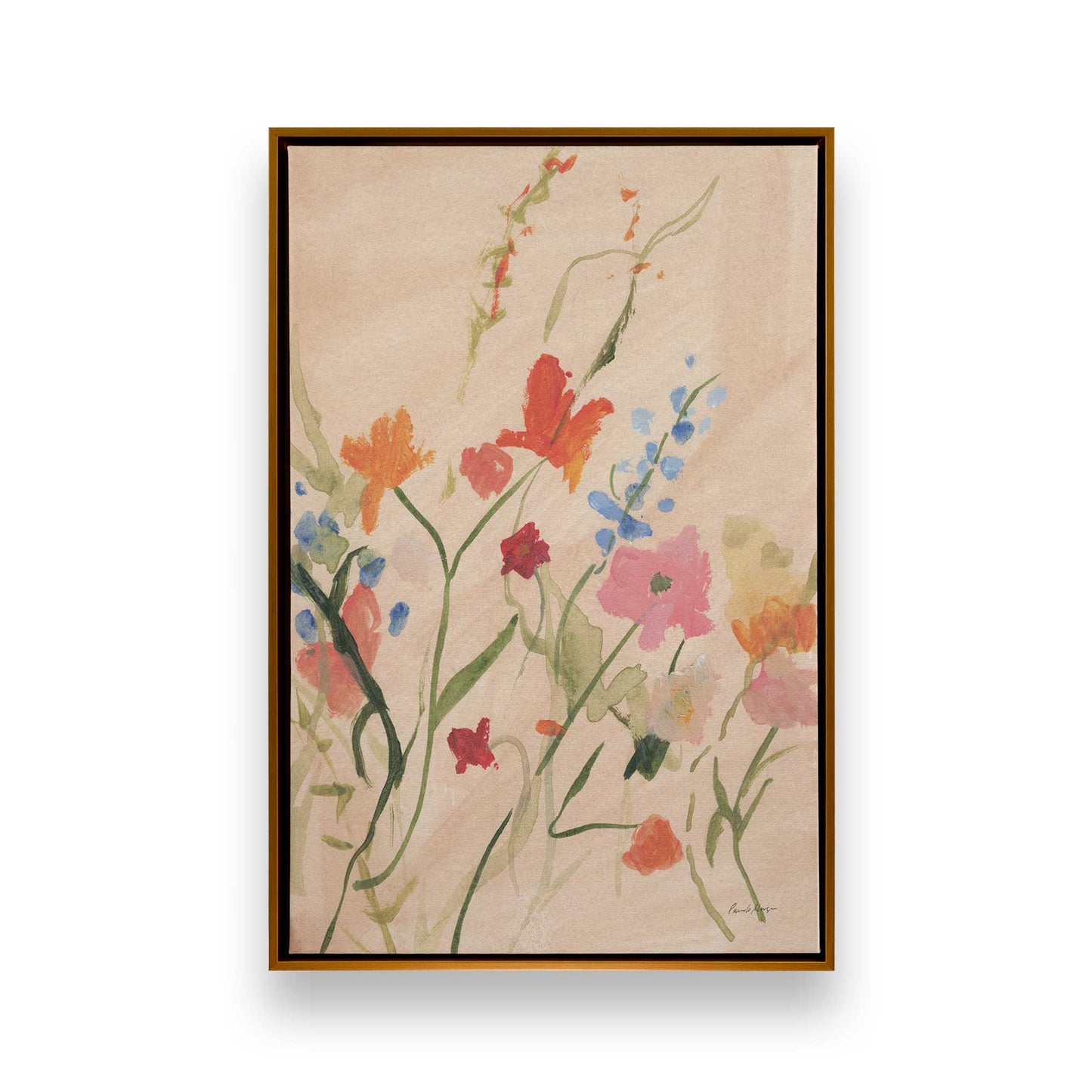 [Color:Polished Gold], Picture of art in a Polished Gold frame