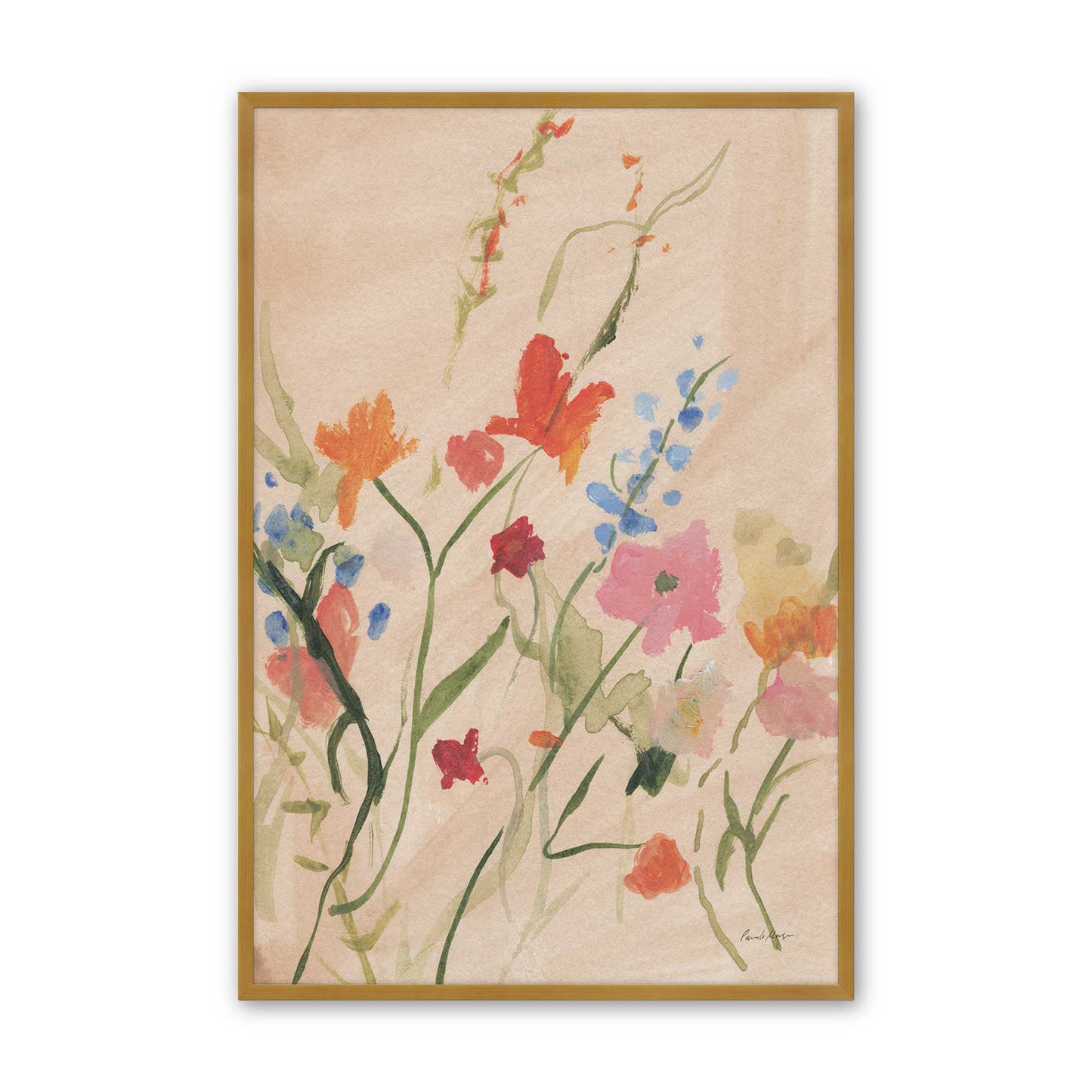 [Color:Polished Gold], Picture of art in a Polished Gold frame
