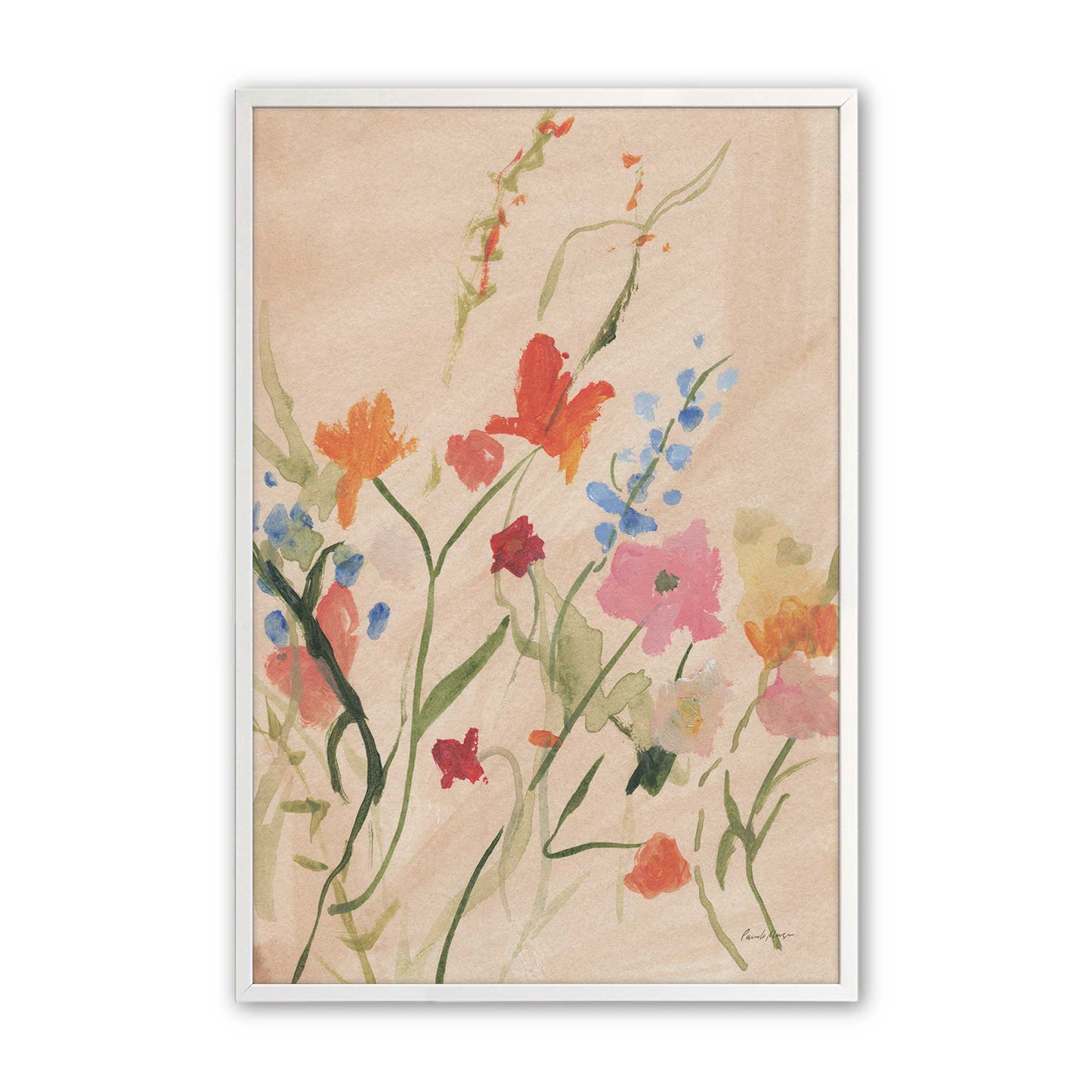 [Color:Opaque White], Picture of art in a Opaque White frame