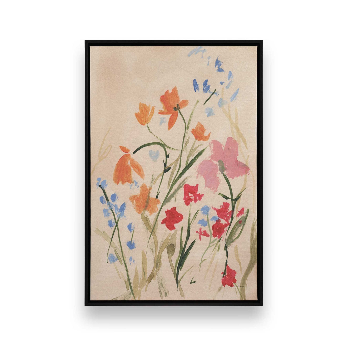 [Color:Satin Black], Picture of art in a Satin Black frame