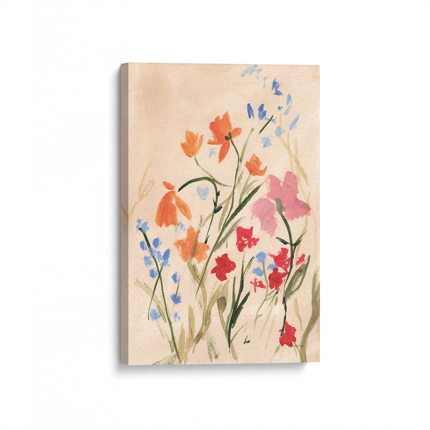 [Color:Stretched Canvas], Picture of art at an angle