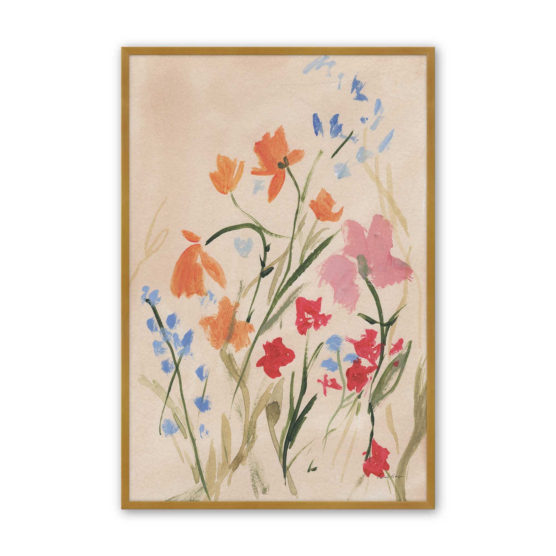 [Color:Polished Gold], Picture of art in a Polished Gold frame