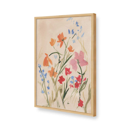 [Color:American Maple], Picture of art in a American Maple frame of the corner