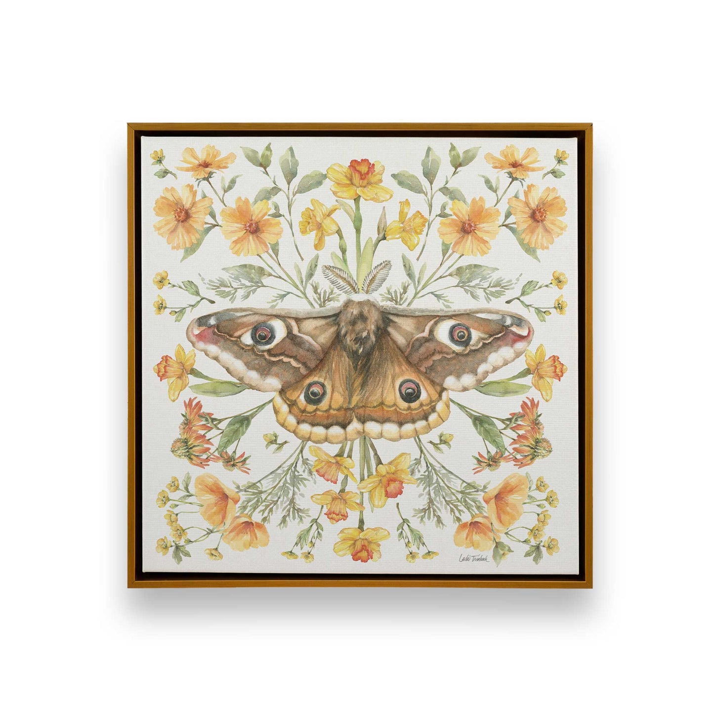 [Color:Polished Gold], Picture of art in a Polished Gold frame