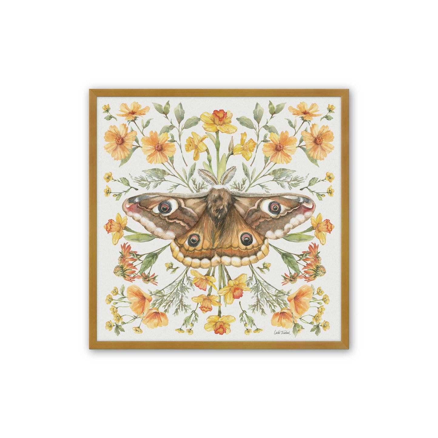 [Color:Polished Gold], Picture of art in a Polished Gold frame