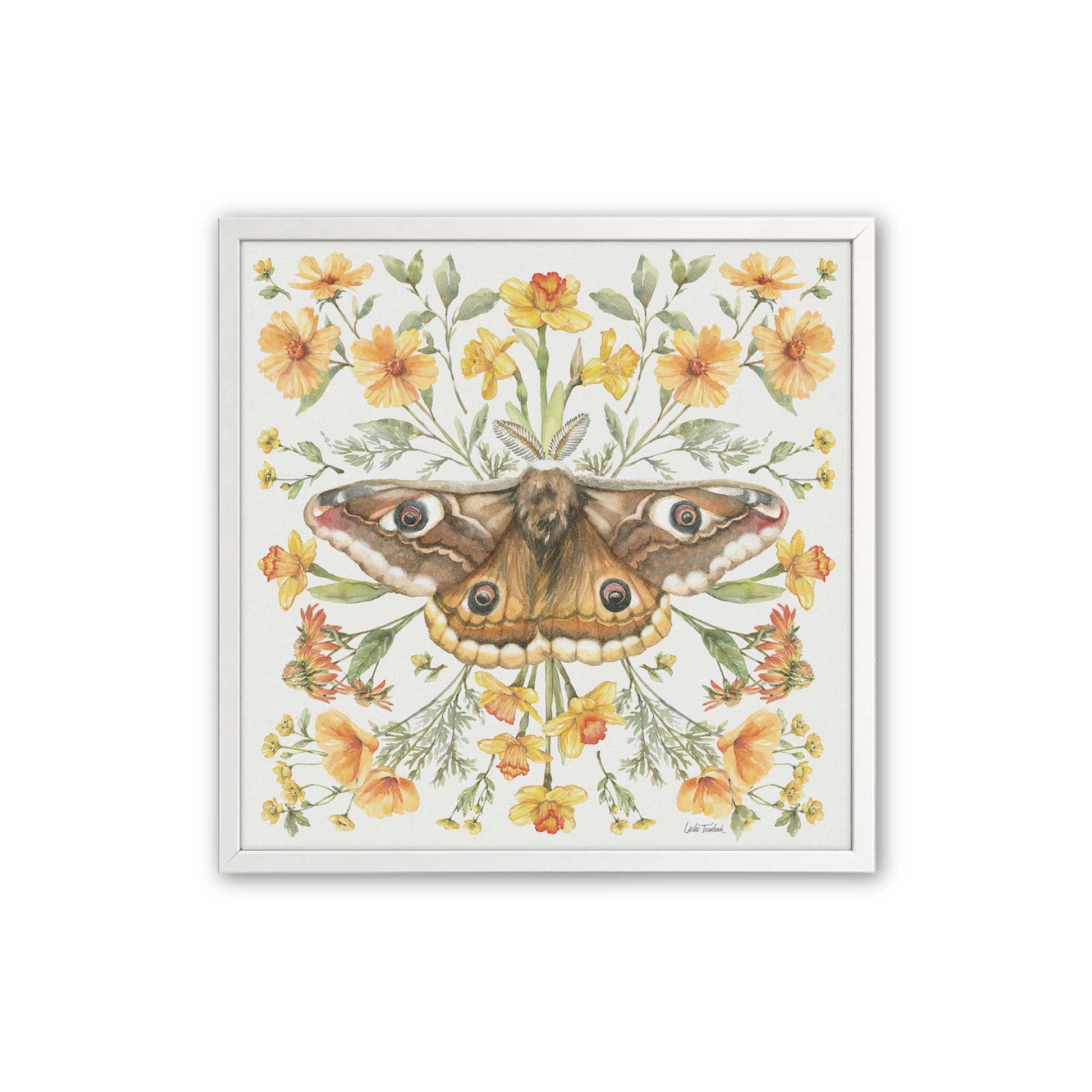 [Color:Opaque White], Picture of art in an Opaque White frame