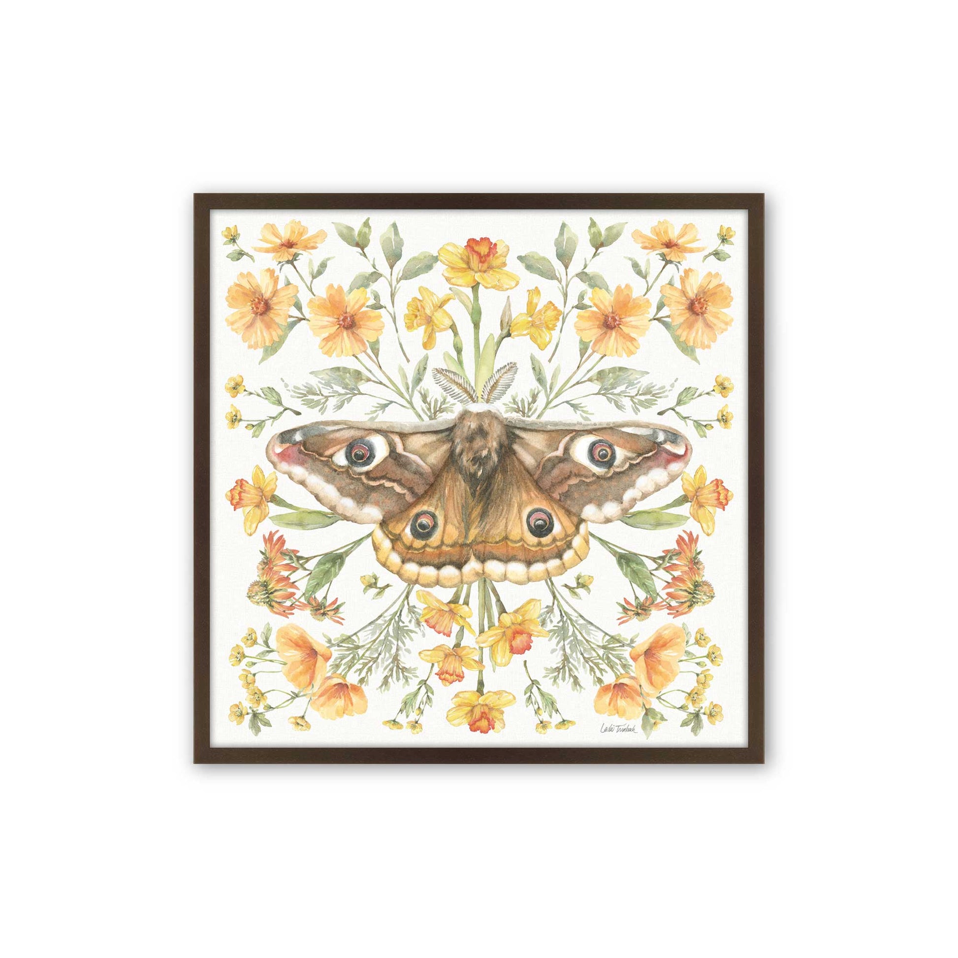 [Color:Belvinder Brown], Picture of art in a Belvinder Brown frame